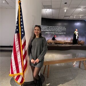 Gray Women's Sweater dress